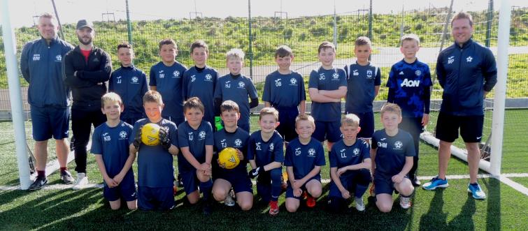 Toby captains the Pembrokeshire Schools under 11s last season